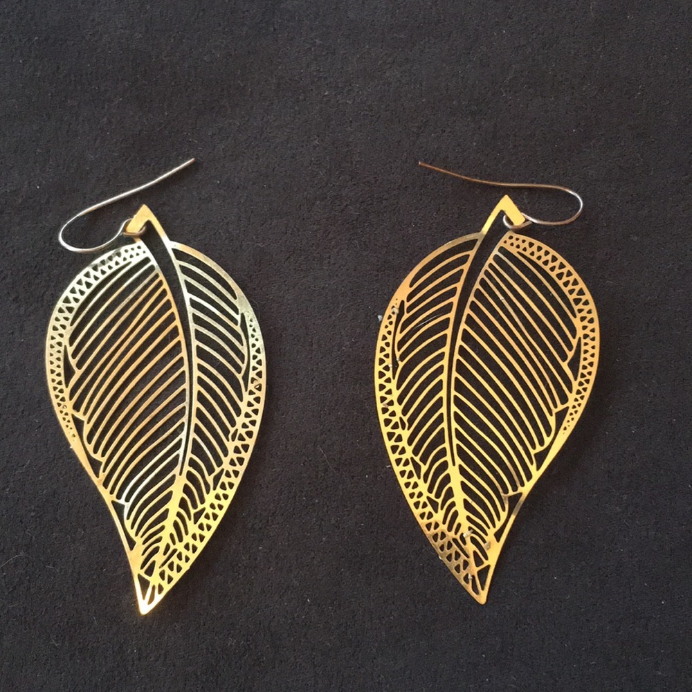 Feather earrings